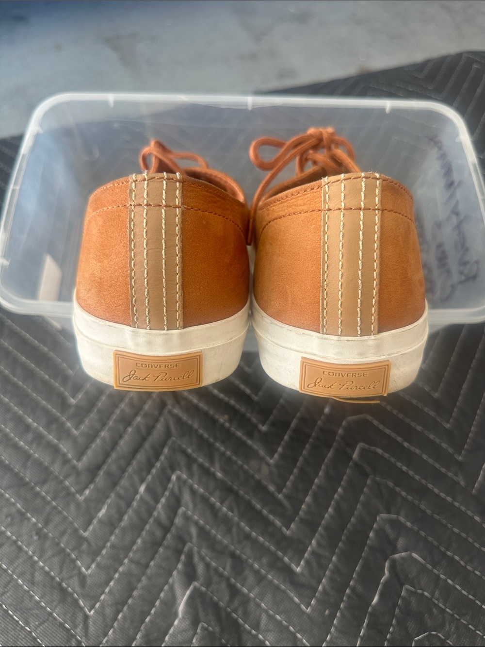 Converse Low-Top Canvas Sneakers in Rust - Picture 3 of 4